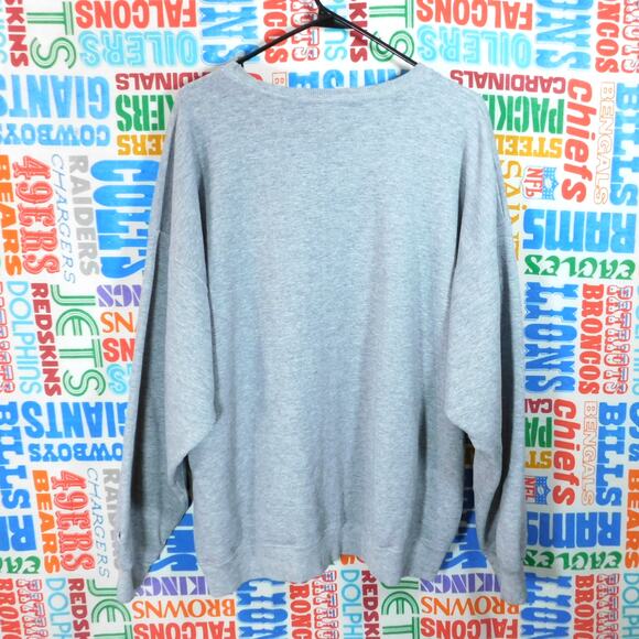 Vintage 90s Champion Boston University Sweatshirt Size XL Gray Pullover Faded - Picture 2 of 6